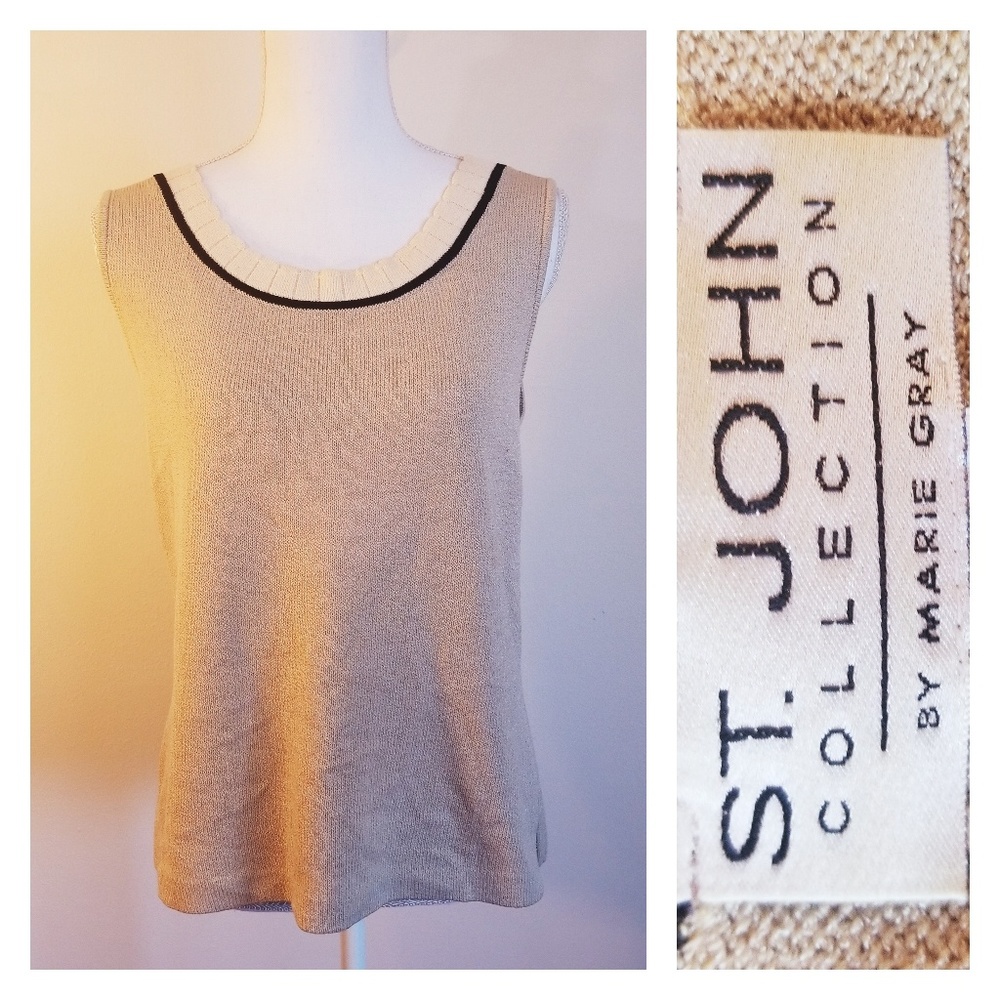 ⬇️St. John Collection by Marie Gray - Cream Shell